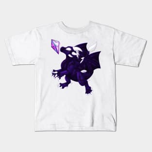 GemBabs: Elemental Dragon (Shadow) Kids T-Shirt